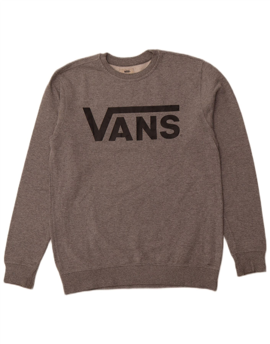 Vans Herre Grafisk Sweatshirt Jumper Lille Grå Flecked