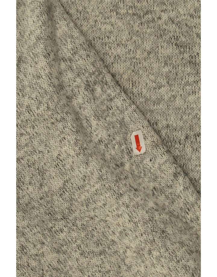 Quiksilver Sweatshirt-trøje til mænd Large Grå Flecked Polyester