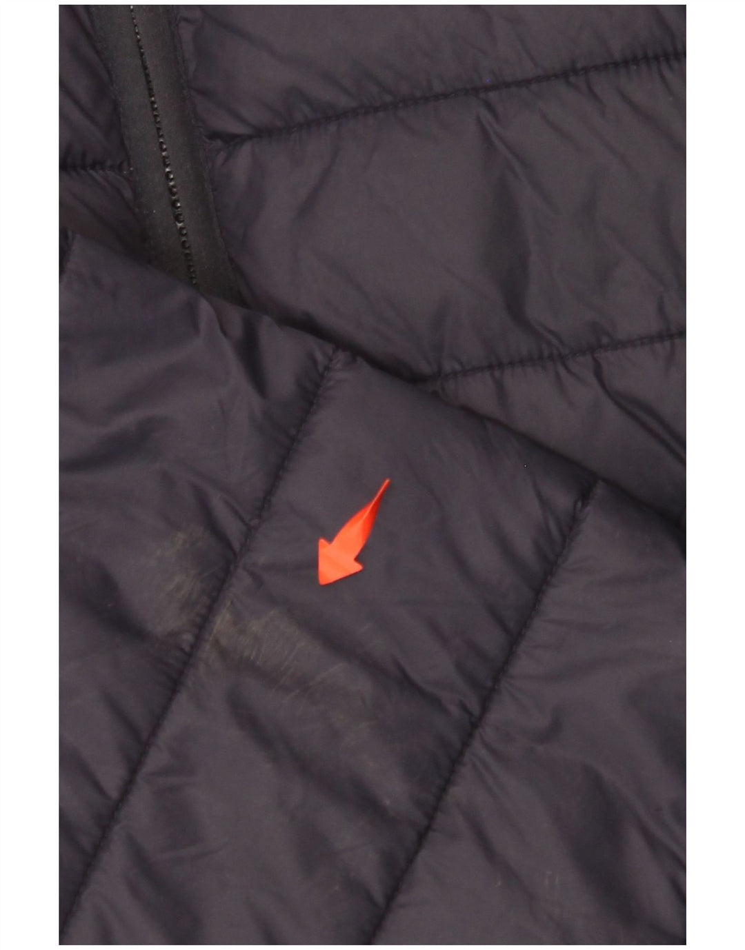 CREW TØJ Dame polstret jakke UK 16 Large Navy Blue Nylon