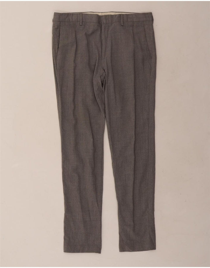 J. Crew Herre Ludlow Slim Suit Bukser W33 L30 Grå Uld