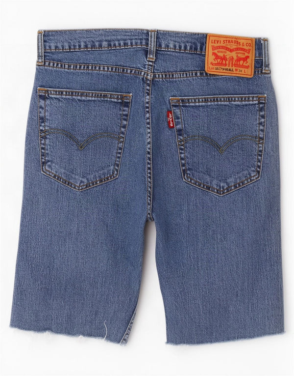 Levi's Herre Hi-Ball denimshorts W34 Large Blue Cotton