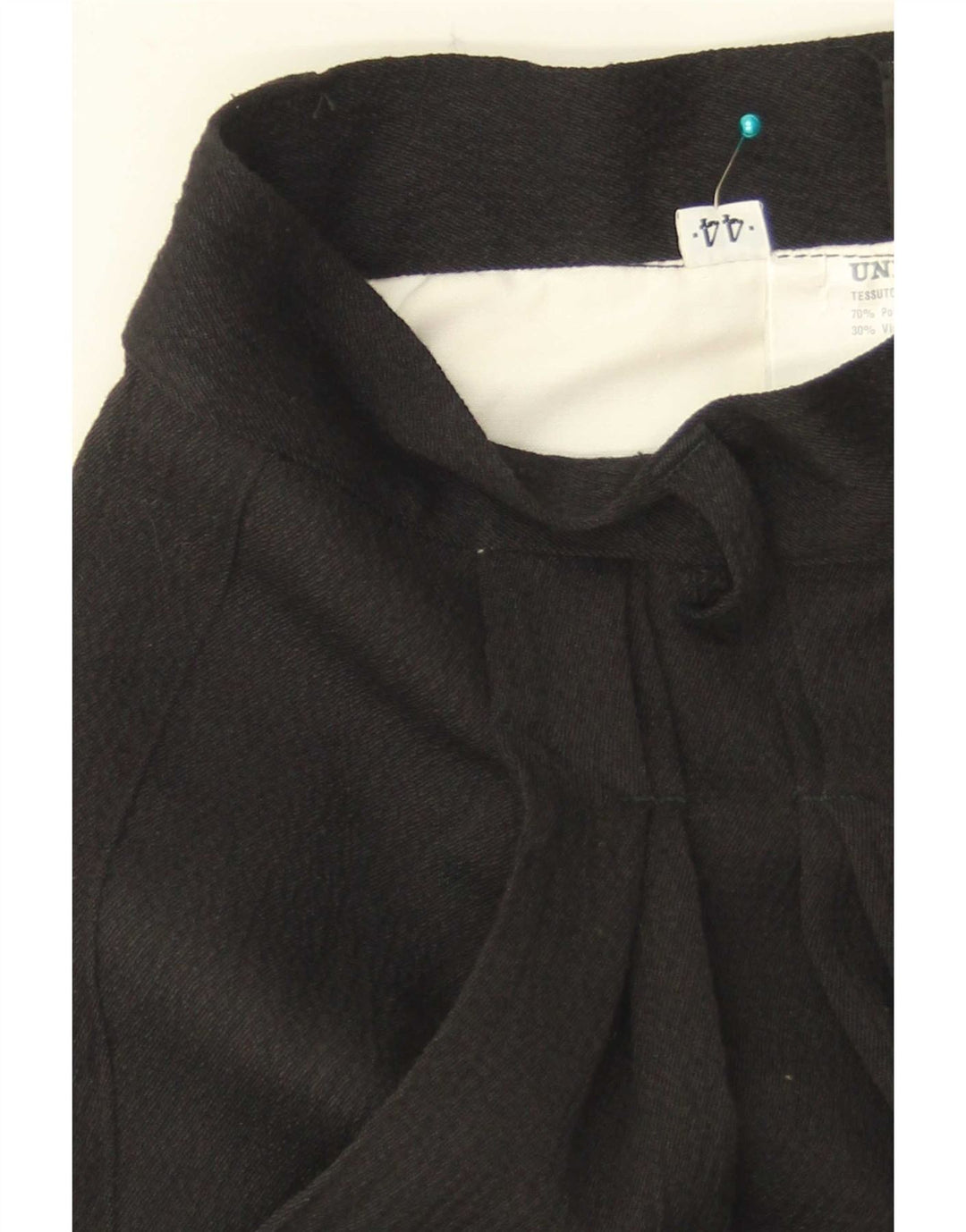 Vintage Dame Pegged Suit Bukser IT 44 Medium W26 L35 Sort Polyester