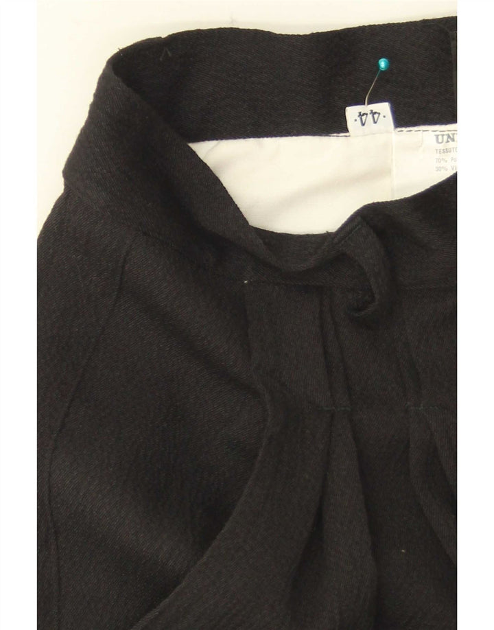 Vintage Dame Pegged Suit Bukser IT 44 Medium W26 L35 Sort Polyester
