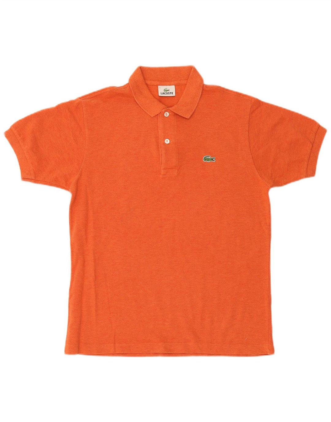 Lacoste herre poloskjorte str. 3 Lille orange bomuld
