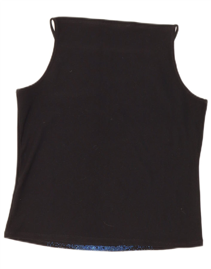 Dorothy Perkins Dame Cami Top UK 16 Large Black Polyester