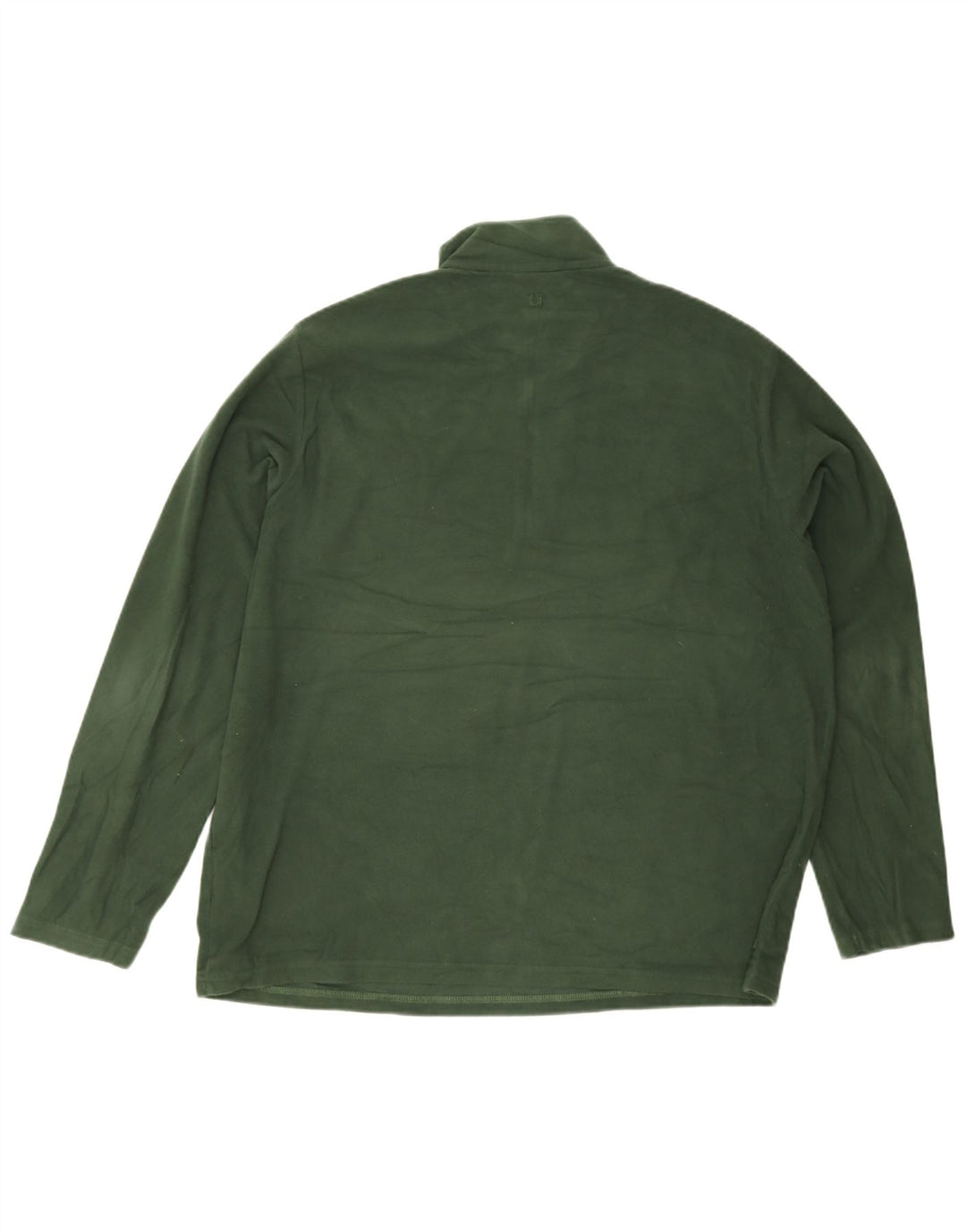 Mountain Warehouse Herre Zip Neck Fleece Jumper 2XL Grøn Polyester