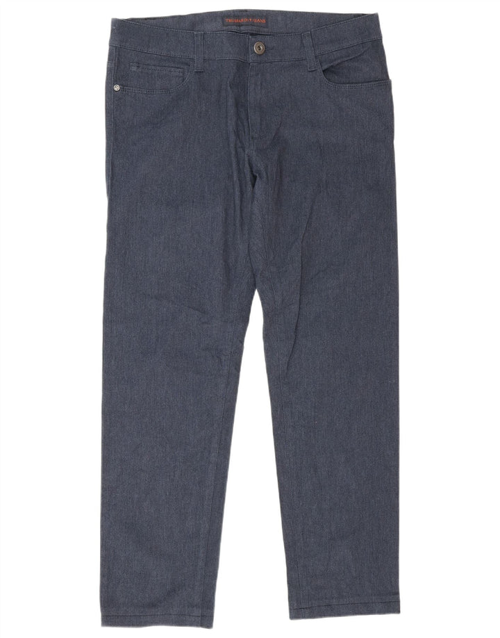 Trussardi Straight Jeans til mænd W34 L30 Marineblå