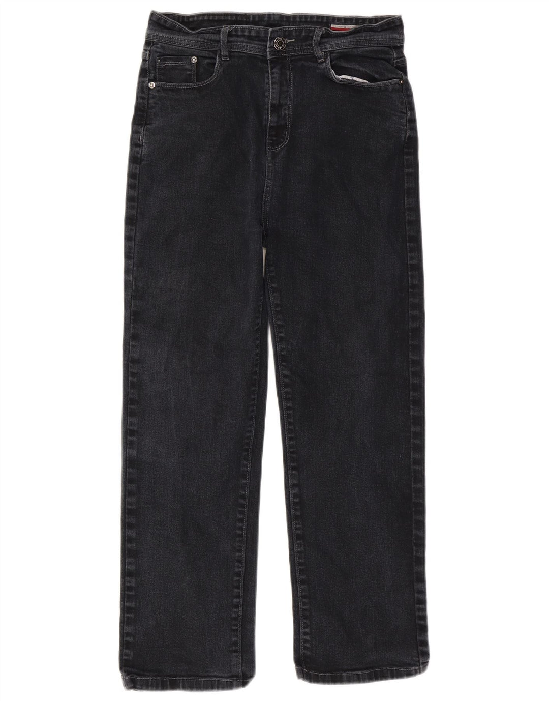 Tommy Hilfiger Straight Jeans til mænd W32 L27 Sort