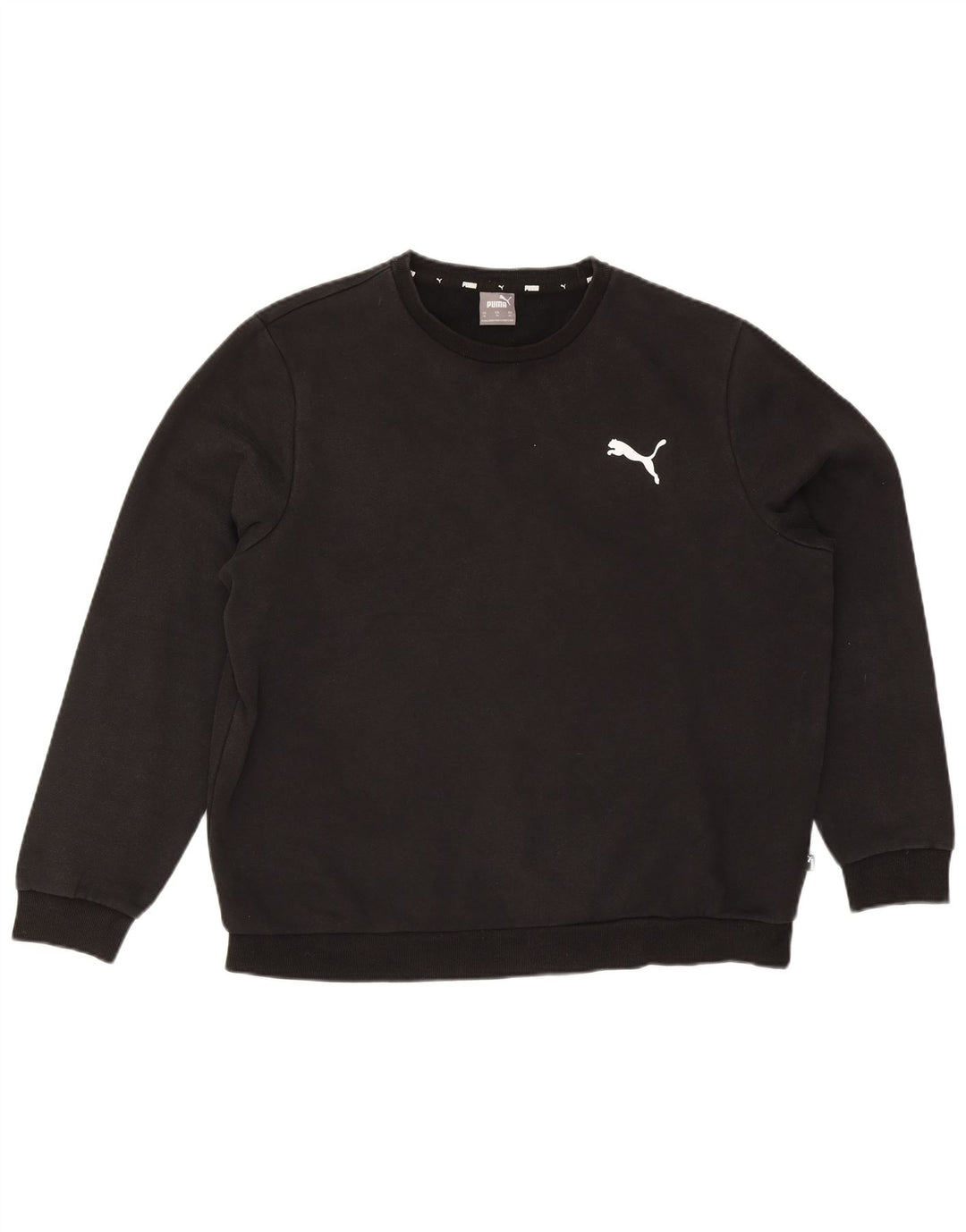Puma Herre Sweatshirt Jumper XL Sort Bomuld