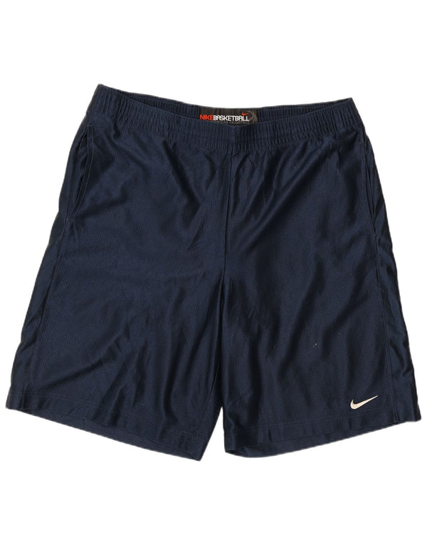 Nike sportsshorts til mænd XL marineblå polyester
