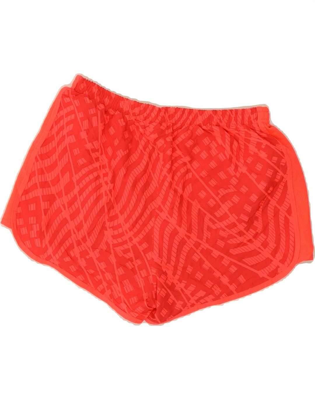 REEBOK Womens Sport Shorts UK 12 Medium Red Striped Polyester Vintage Reebok and Second-Hand Reebok from Messina Hembry 