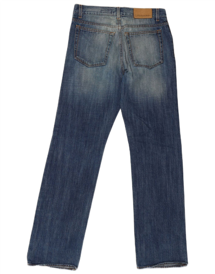Calvin Klein Straight Jeans til mænd W30 L31 Blå Bomuld