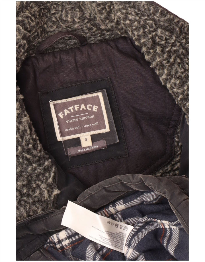 FAT FACE Herre polstret Gilet UK 36 Small Navy Blue Colourblock Polyester