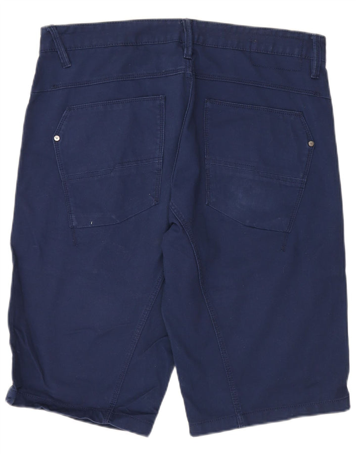 Celio Herre Cargo Shorts W34 store marineblå bomuld