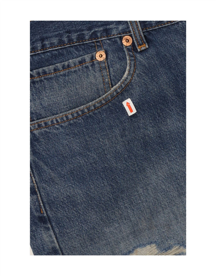 LEVI'S Mens Distressed Straight Jeans W38 L29 Blue Cotton Vintage Levi's and Second-Hand Levi's from Messina Hembry 