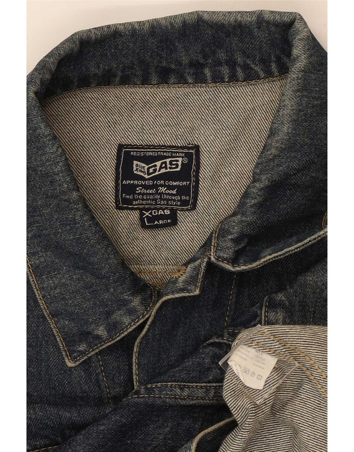 Gas Dame denimjakke UK 18 XL Blå Bomuld
