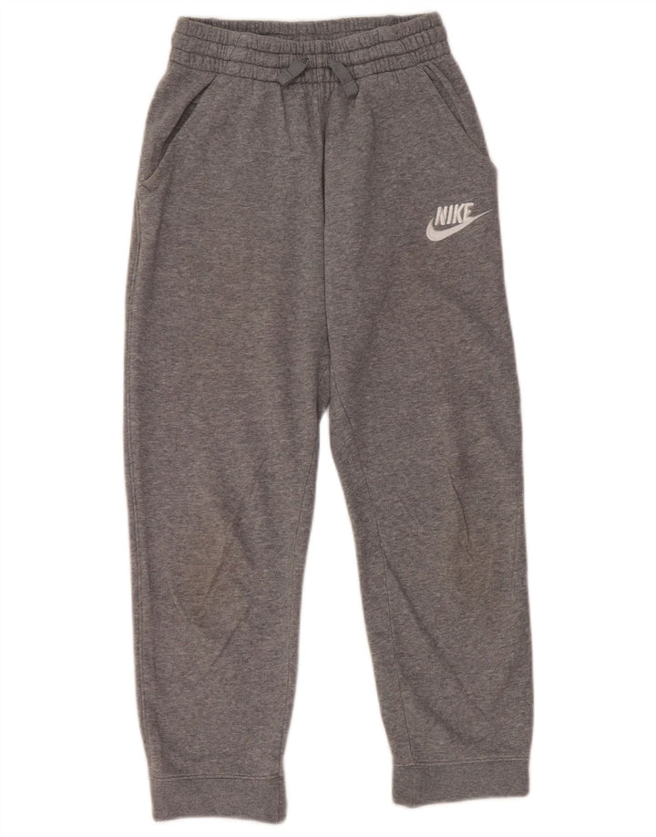 NIKE Træningsdragtbukser til drenge Joggers 10-11 år Medium Grå Flecked