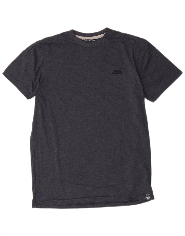 Weird Fish Herre T-Shirt Top Lille Marineblå