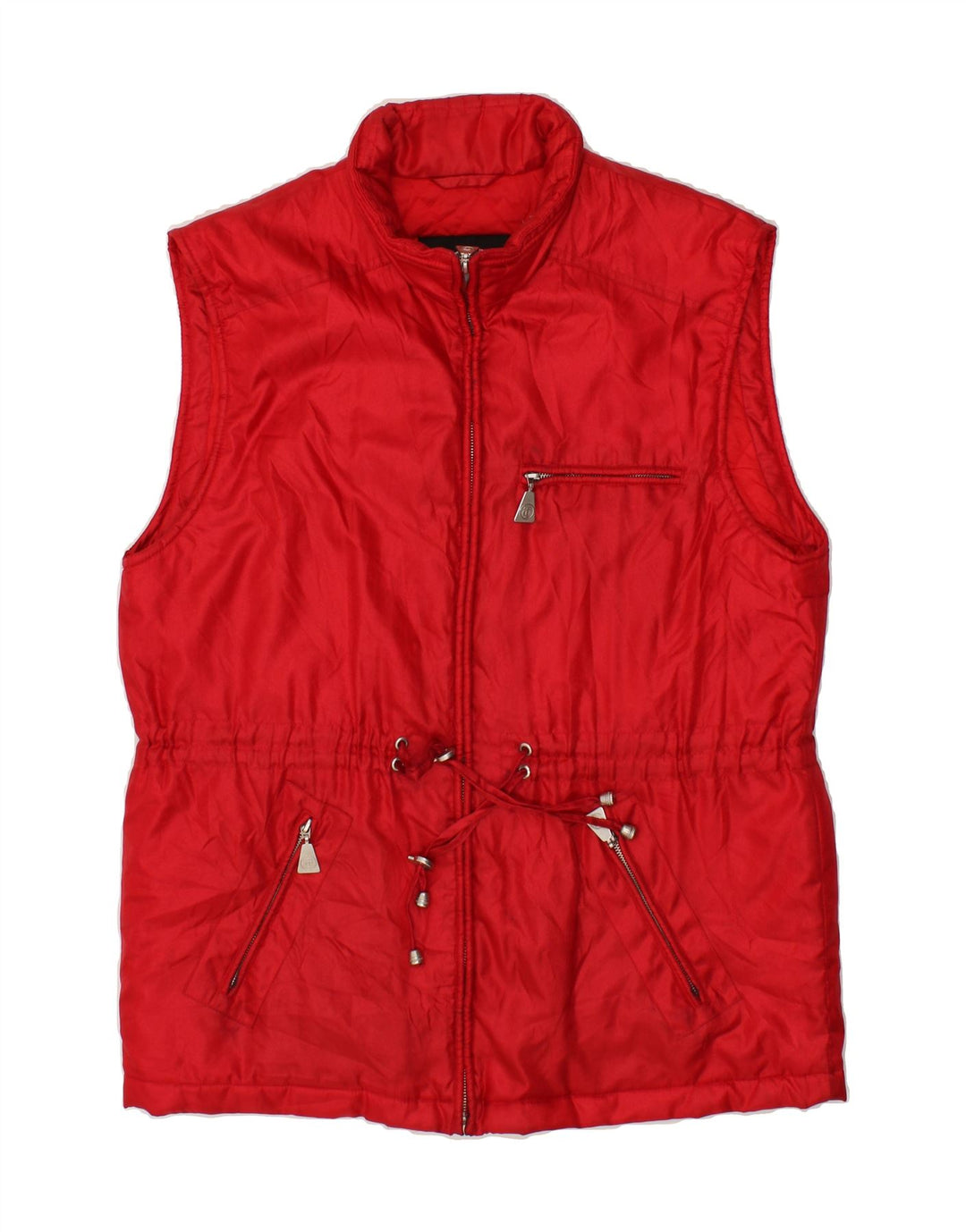 TAIFUN Womens Gilet EU 40 Medium Red Polyamide Vintage Taifun and Second-Hand Taifun from Messina Hembry 