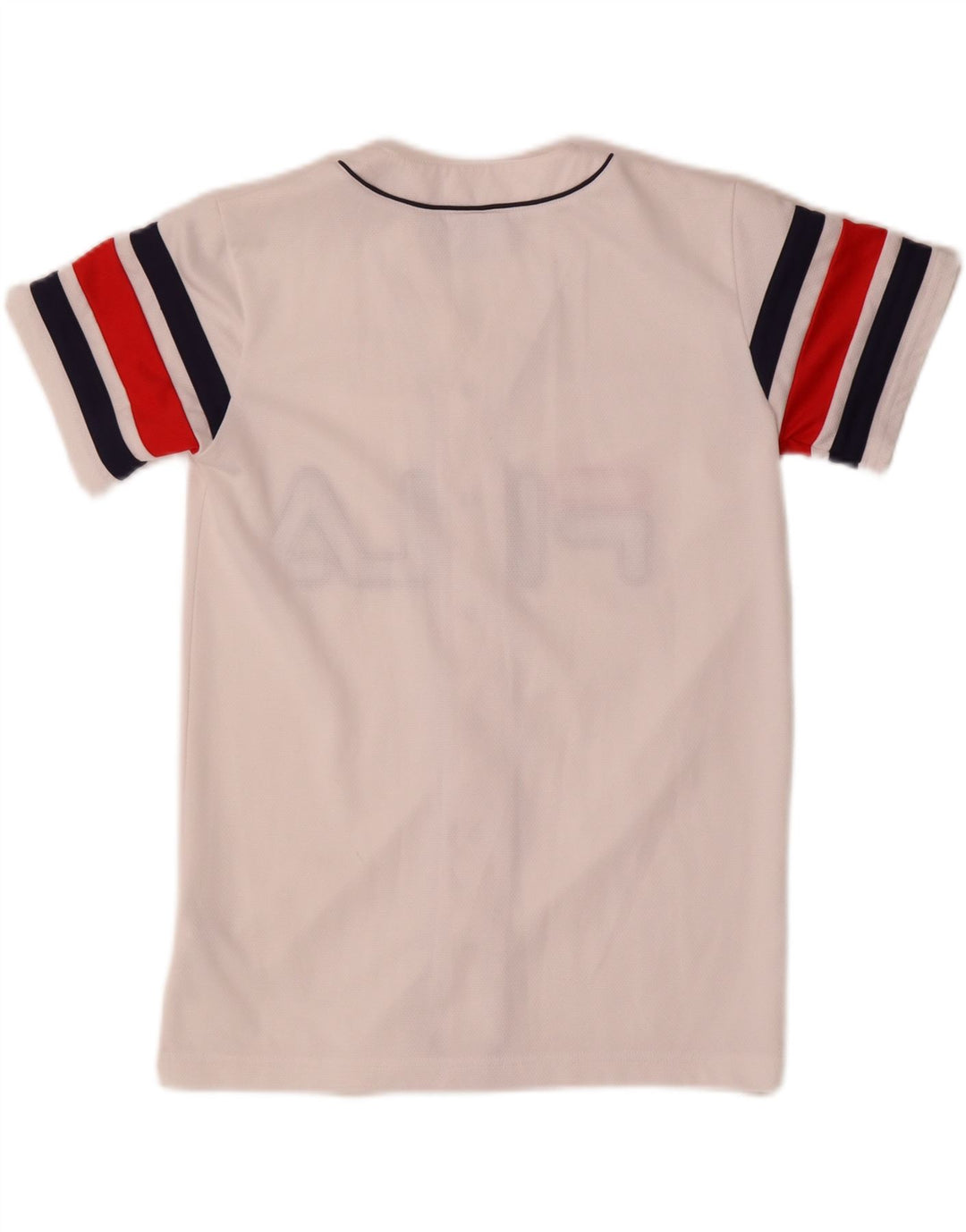 Fila Herre Grafisk Jersey Top 2XS Hvid Colourblock Polyester