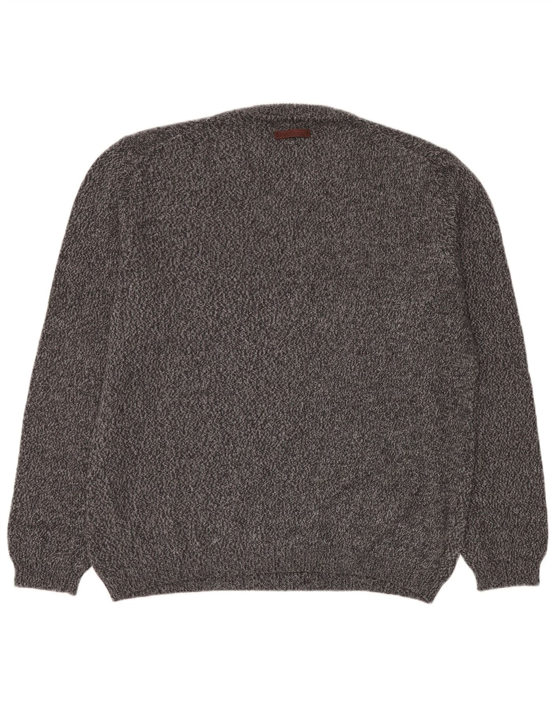Camel Active Herre V-hals sweater XL Marineblå Flecked Bomuld