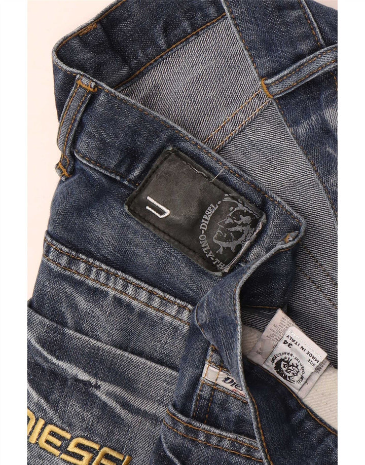 Diesel Straight Jeans til mænd W34 L34 Blå Bomuld
