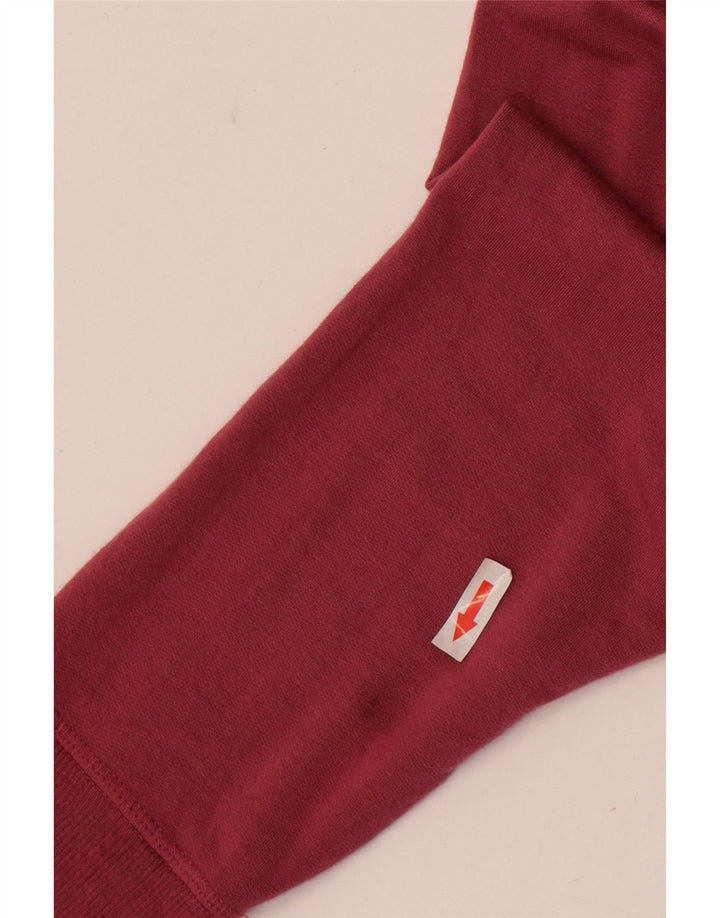 Athleta Womens Longline Open Cardigan Sweater UK 18 XL Rød Modal