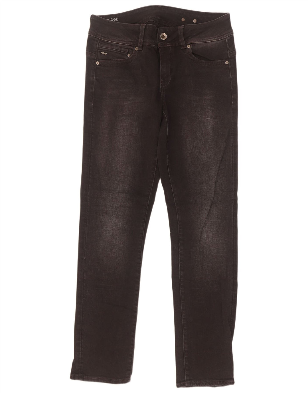 G-Star Dame Midge Straight Jeans W31 L32 Sort Bomuld