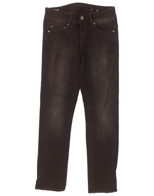 G-Star Dame Midge Straight Jeans W31 L32 Sort Bomuld