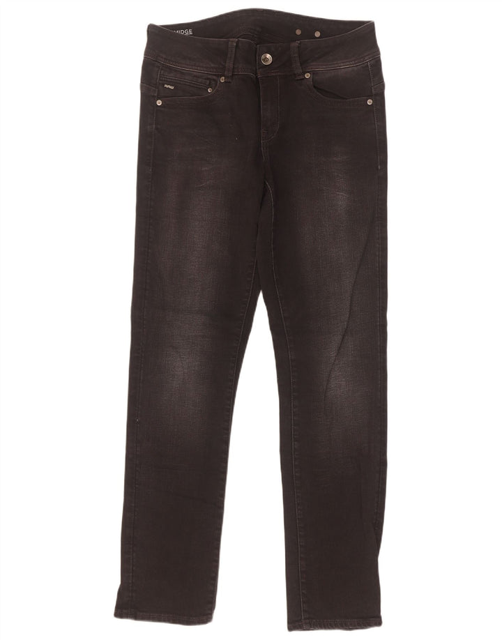 G-Star Dame Midge Straight Jeans W31 L32 Sort Bomuld
