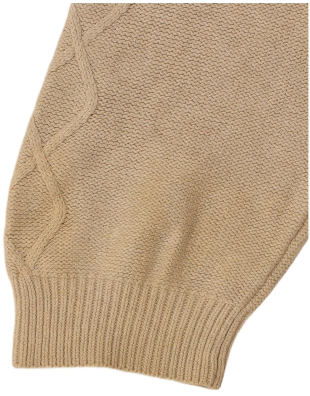 Marks & Spencer herre skræddersyet pasform rund hals sweater stor beige