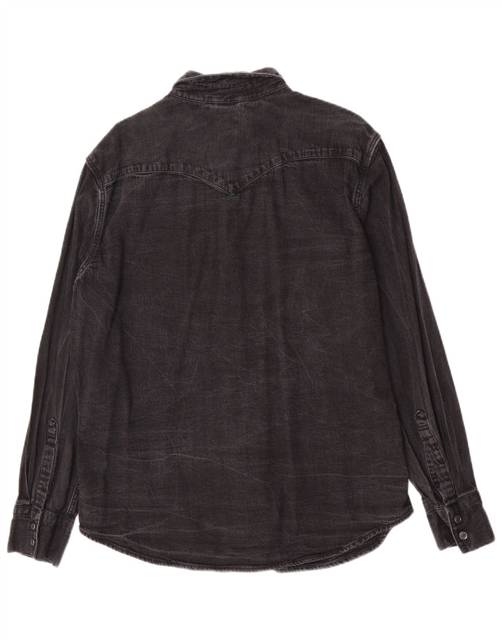 Levi's Standard denimskjorte til mænd, stor grå bomuld