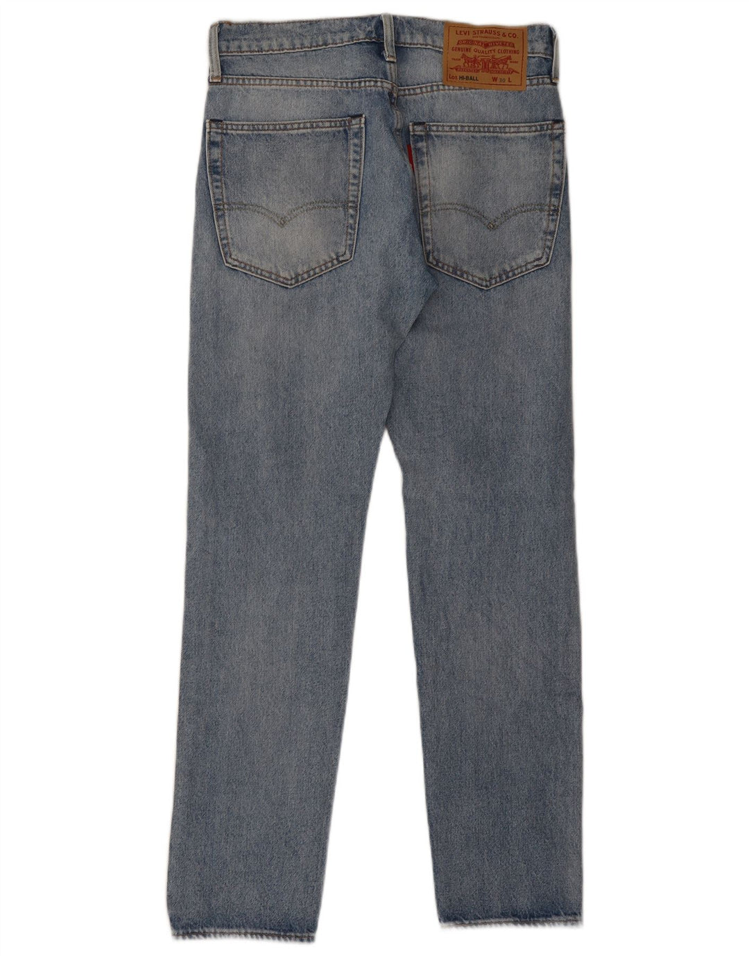 Levi's Herre Distressed Hi-Ball Tapered Jeans W30 L30 Blå