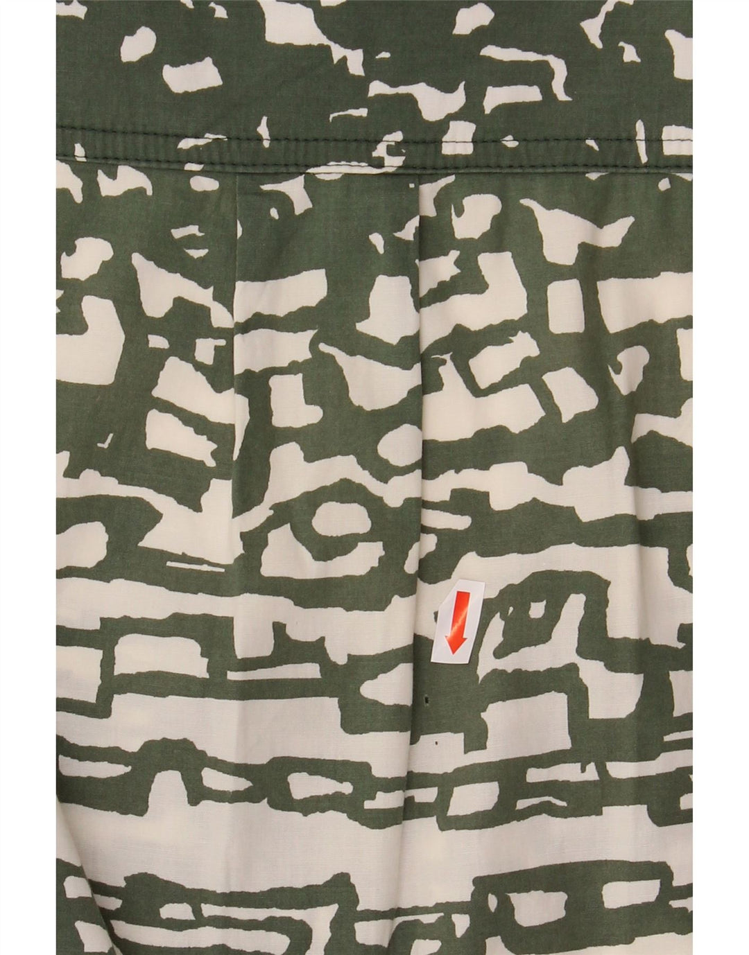 MARELLA ærmeløs skjortekjole til kvinder UK 12 Medium Grøn Geometrisk