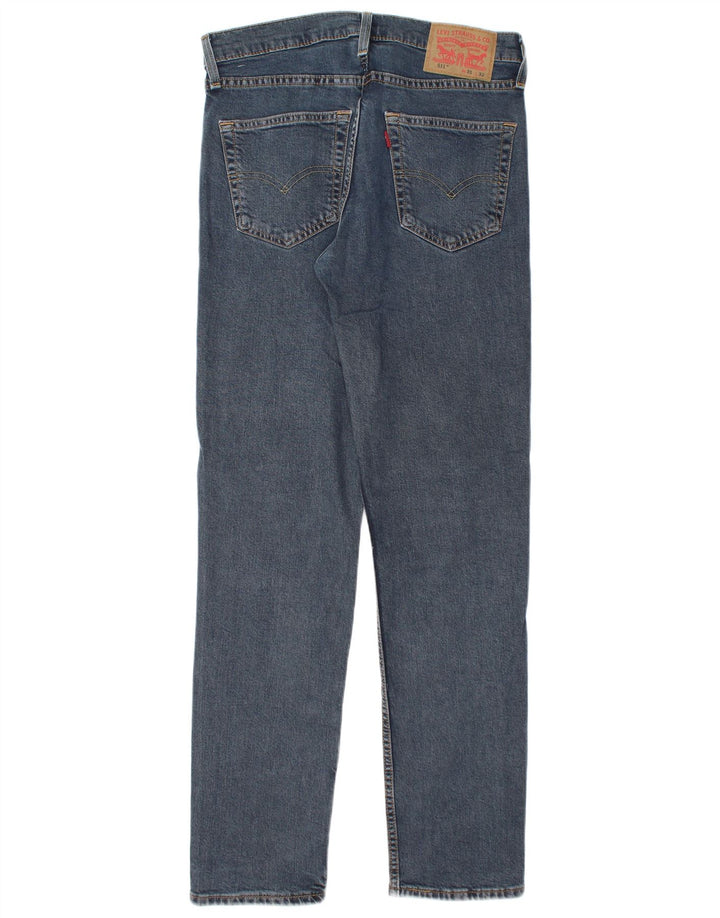 LEVI'S Herre 511 Slim Jeans W31 L32 Blå Bomuld