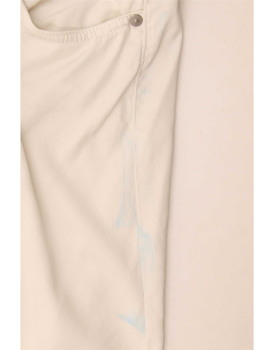 Benetton Casual Shorts til kvinder IT 44 Medium W34 Hvid Bomuld