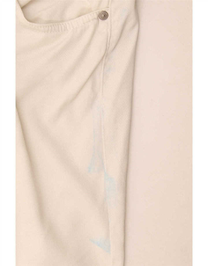 Benetton Casual Shorts til kvinder IT 44 Medium W34 Hvid Bomuld