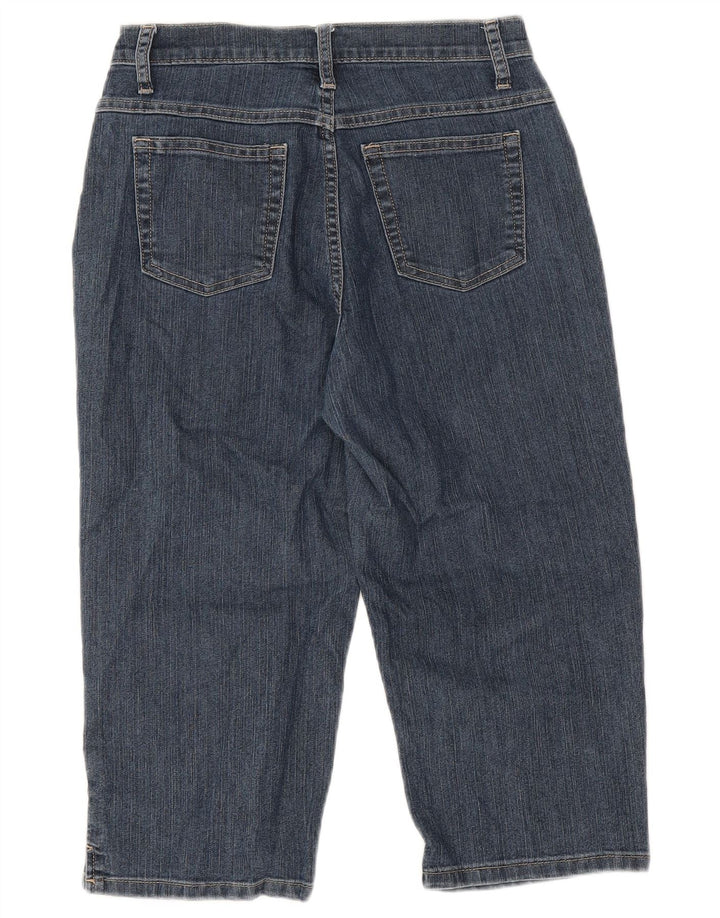 LEE Womens Riders Capri Jeans US 8 Medium W30 L18 Blå Bomuld