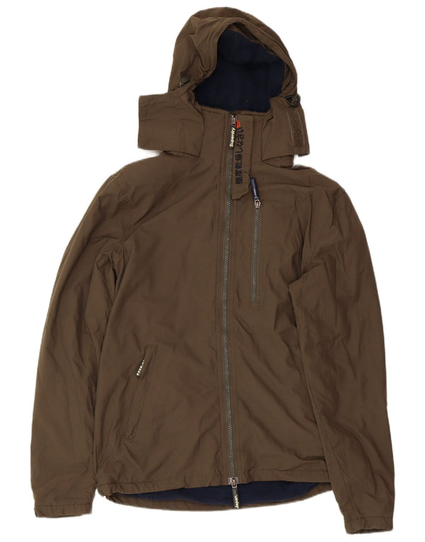 Superdry Herre Grafisk Windbreaker Jacket UK 36 Small Green Polyester