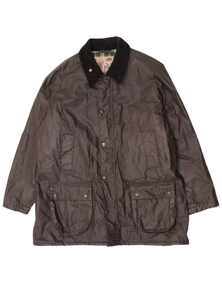 Conbipel Herre Natural Wear Vokset bomuldsjakke UK 42 XL Grå Polyester