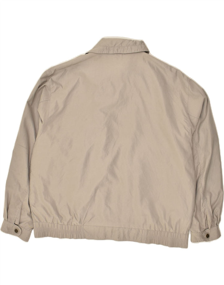 VINTAGE Mens Bomber Jacket IT 54 2XL Grey Polyester | Vintage Vintage | Thrift | Second-Hand Vintage | Used Clothing | Messina Hembry 