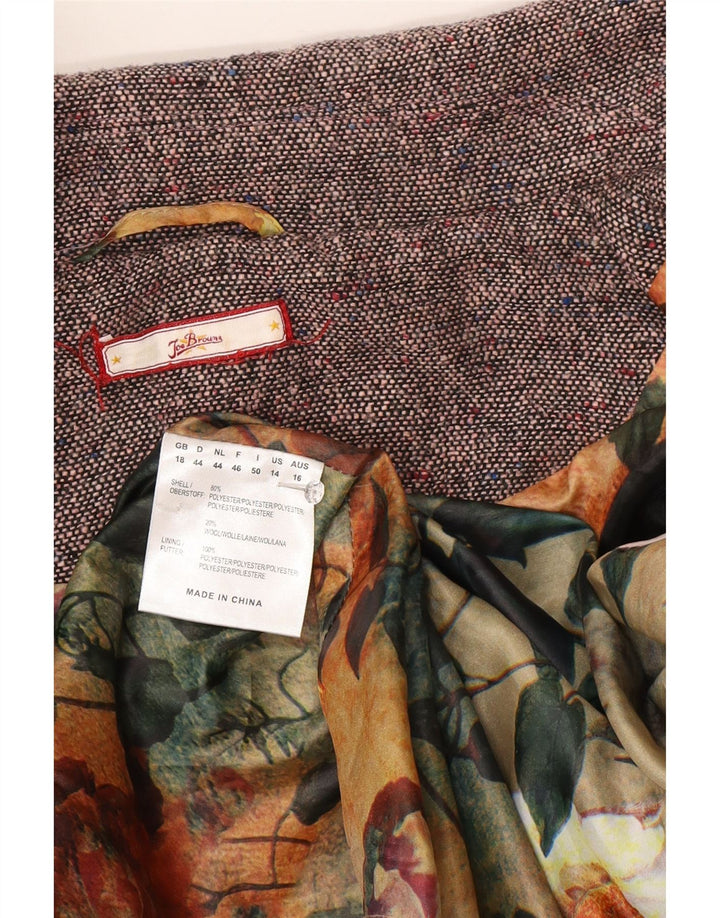 Joe Browns Dame 5-knaps blazerjakke UK 18 XL Grå Polyester