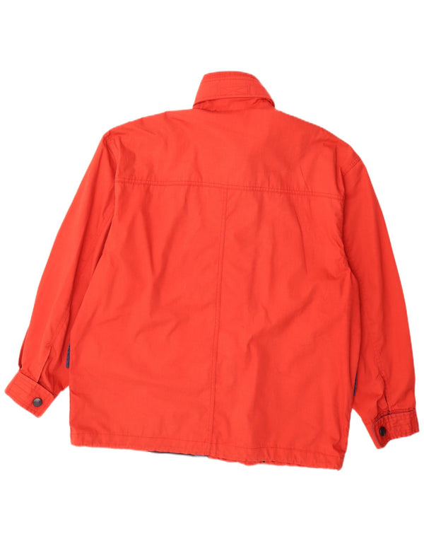 Vintage Herre Utility Jacket UK 46 3XL Rød Polyester