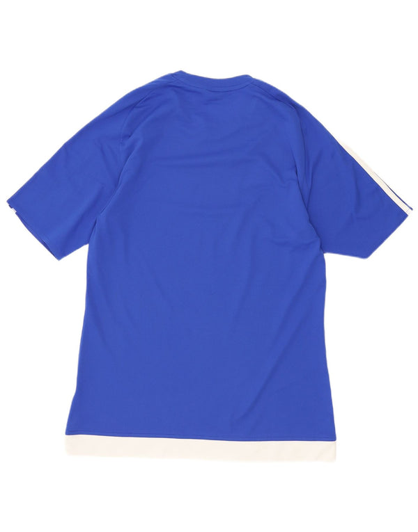 Adidas Herre Climalite T-Shirt Top Small Blue Sports