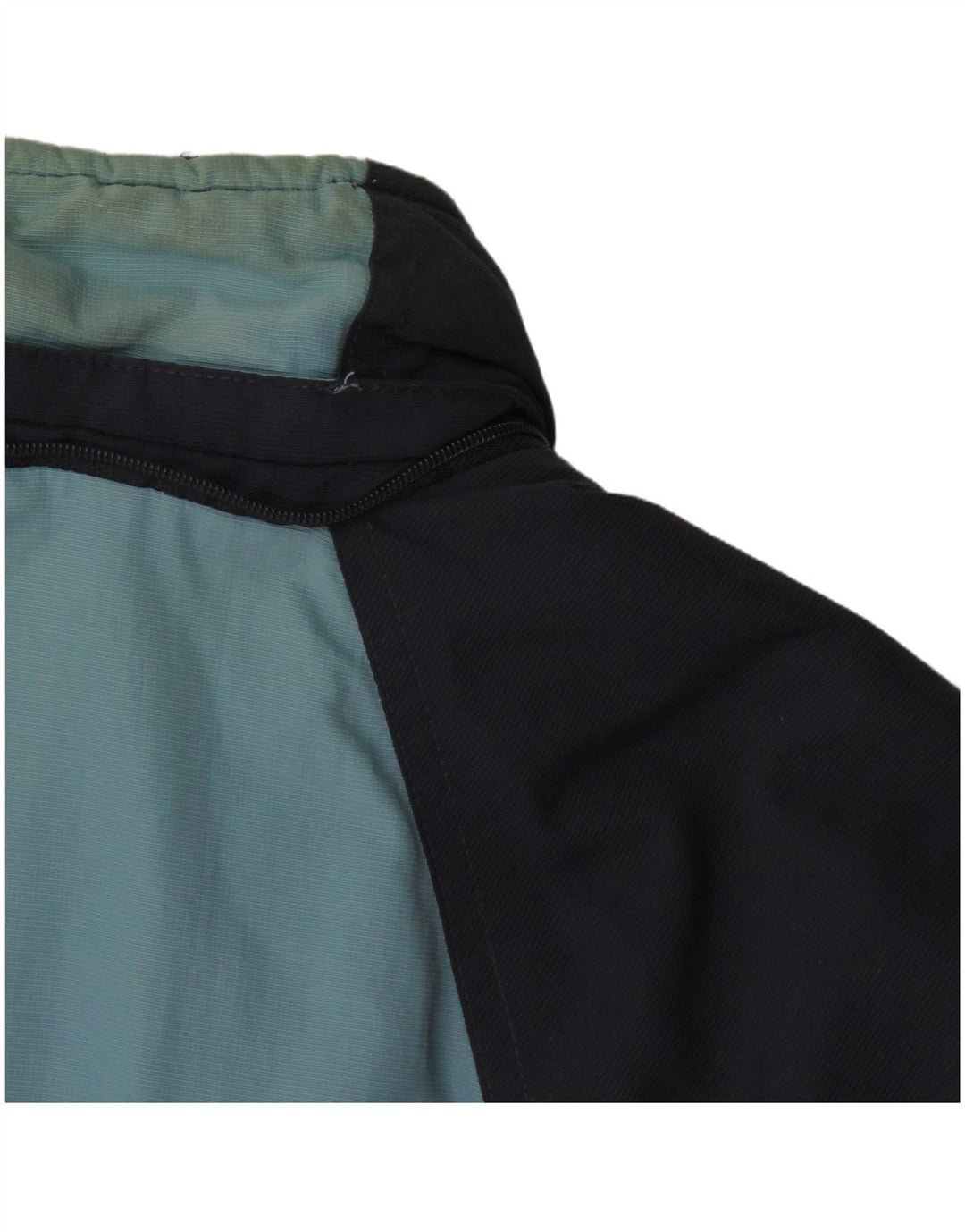 Adidas Herre Windbreaker Jacket UK 38 Medium Navy Blue Colourblock Polyamid