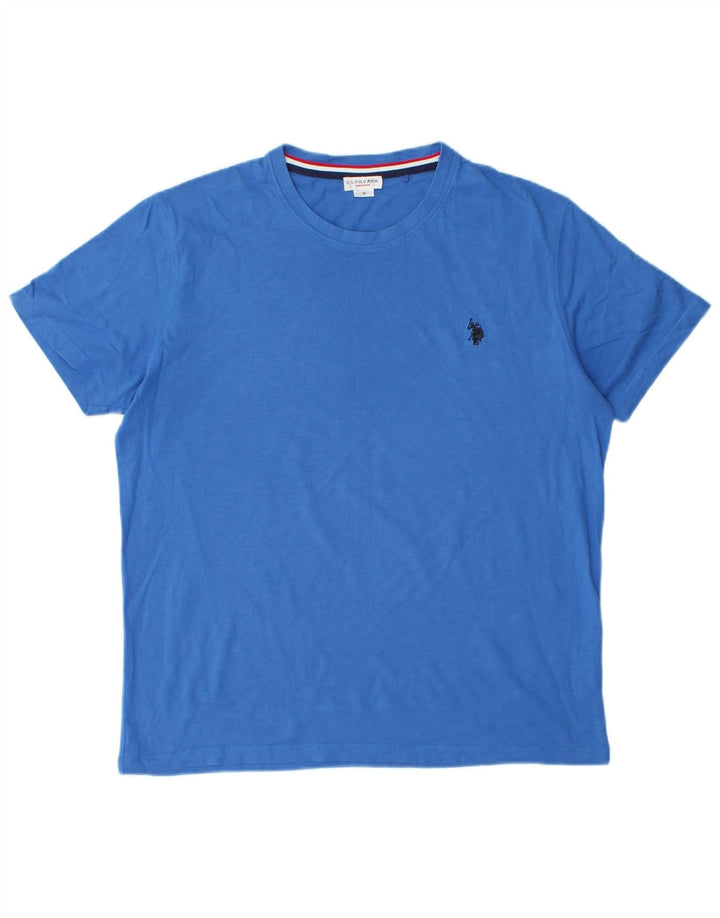 U.S. Polo Assn. Herre T-shirt Top Medium Blå Bomuld
