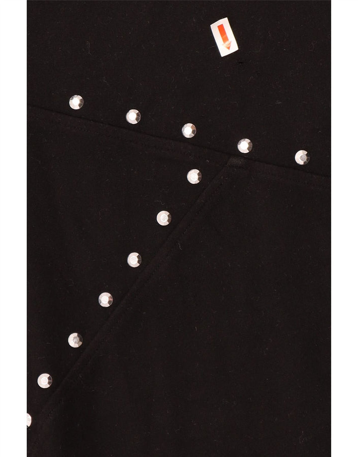 Marks & Spencer Womens Shift Dress UK 14 Medium Black