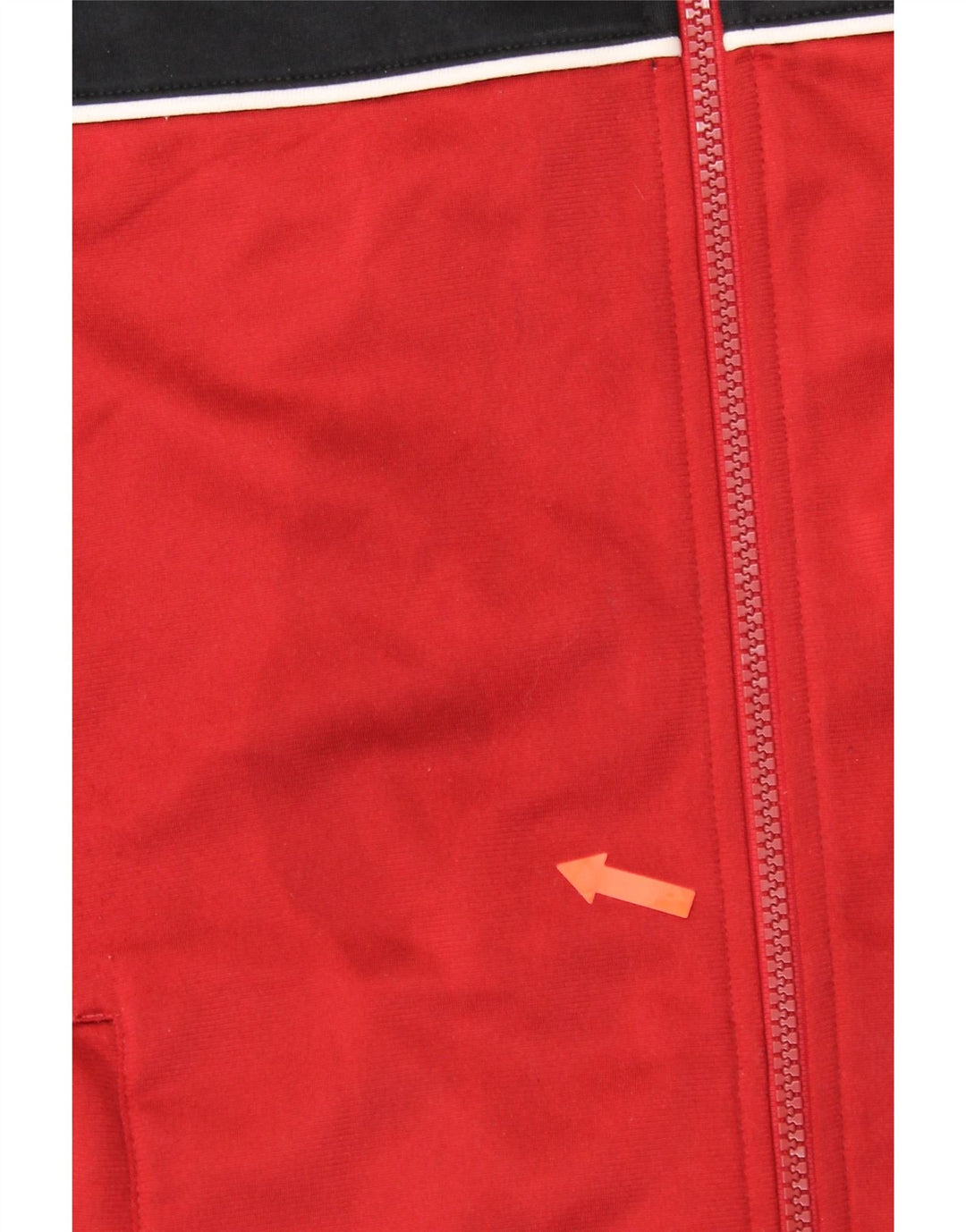 ADIDAS Mens Graphic Tracksuit Top Jacket UK 40/42 Medium Red Colourblock Vintage Adidas and Second-Hand Adidas from Messina Hembry 