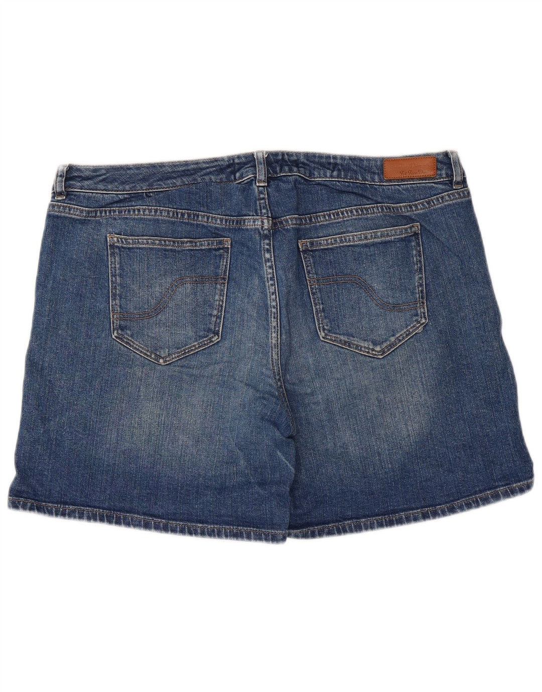 Fat Face Dame Denim Shorts UK 16 Large Blue Cotton