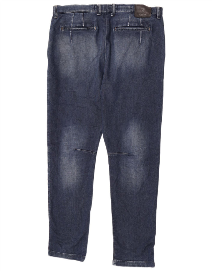 Guess Slim Jeans til mænd W33 L32 Marineblå